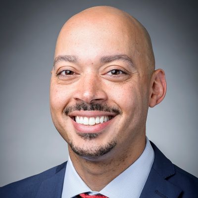 A headshot of Derek Kindle, Vice Provost of Enrollment Management at UW–Madison.